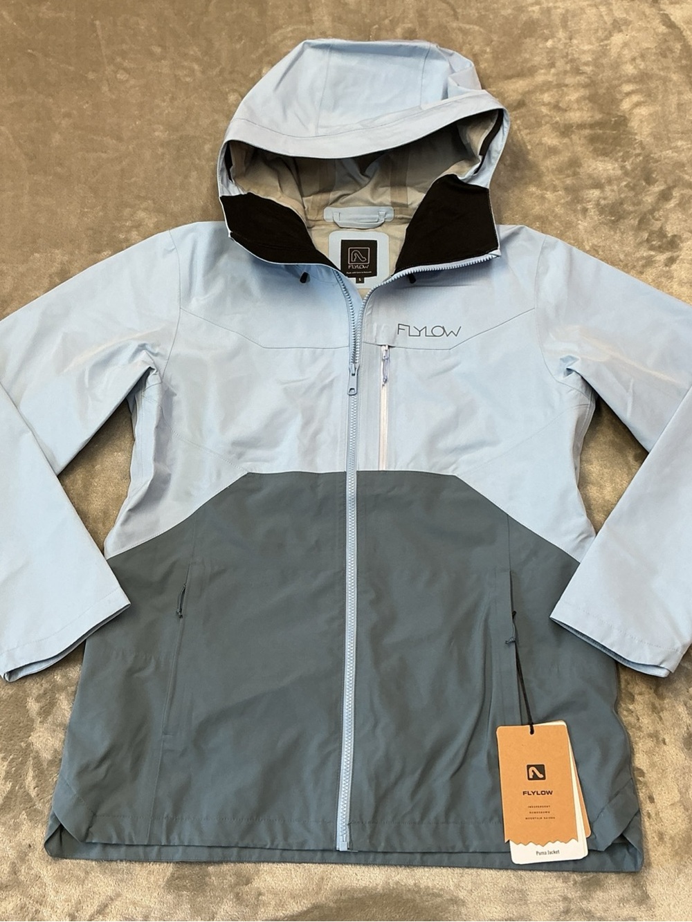 FLYLOW Puma Jacket Women’s Large Frozen Ocean style# 4222 ski snowboard